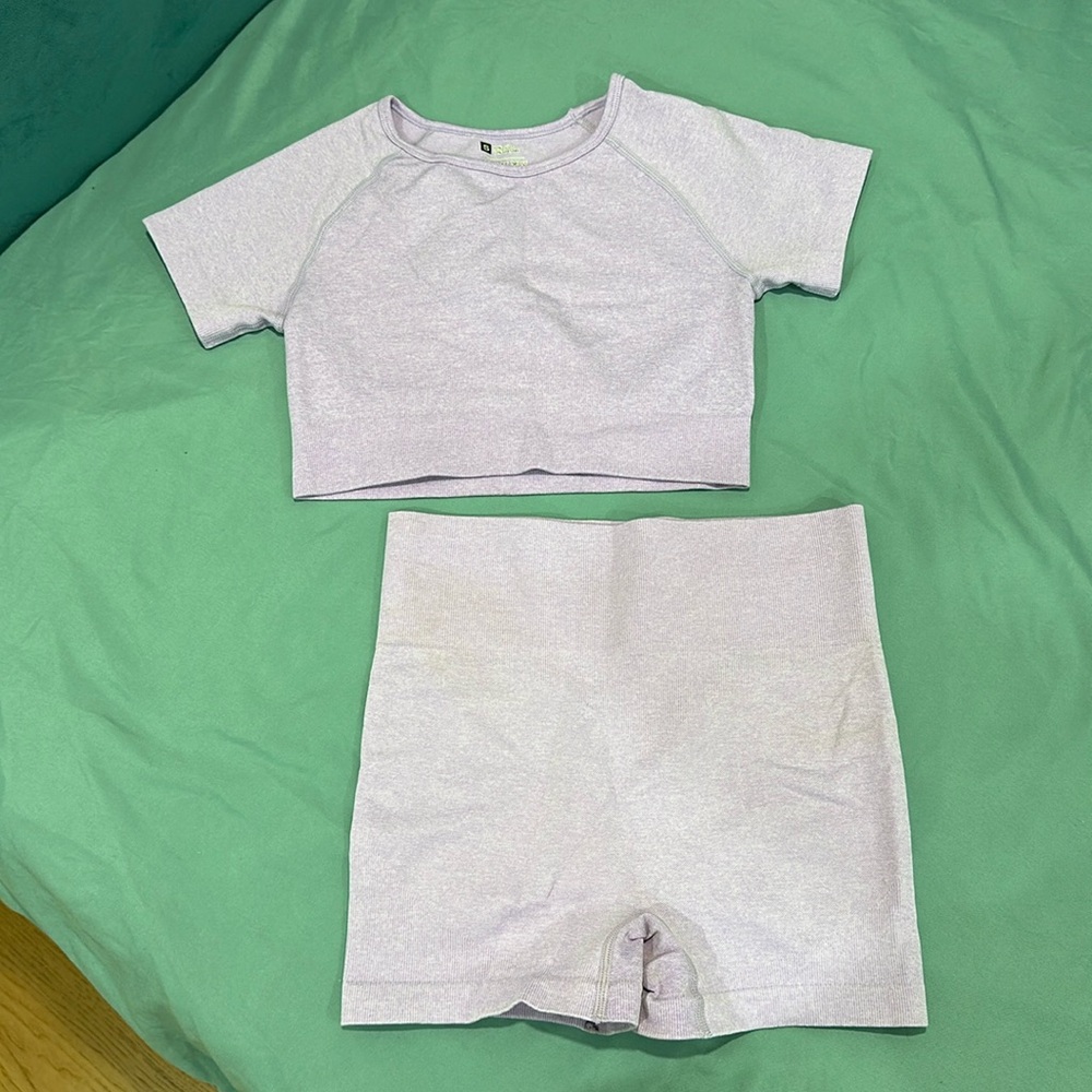 Light Purple Workout Set